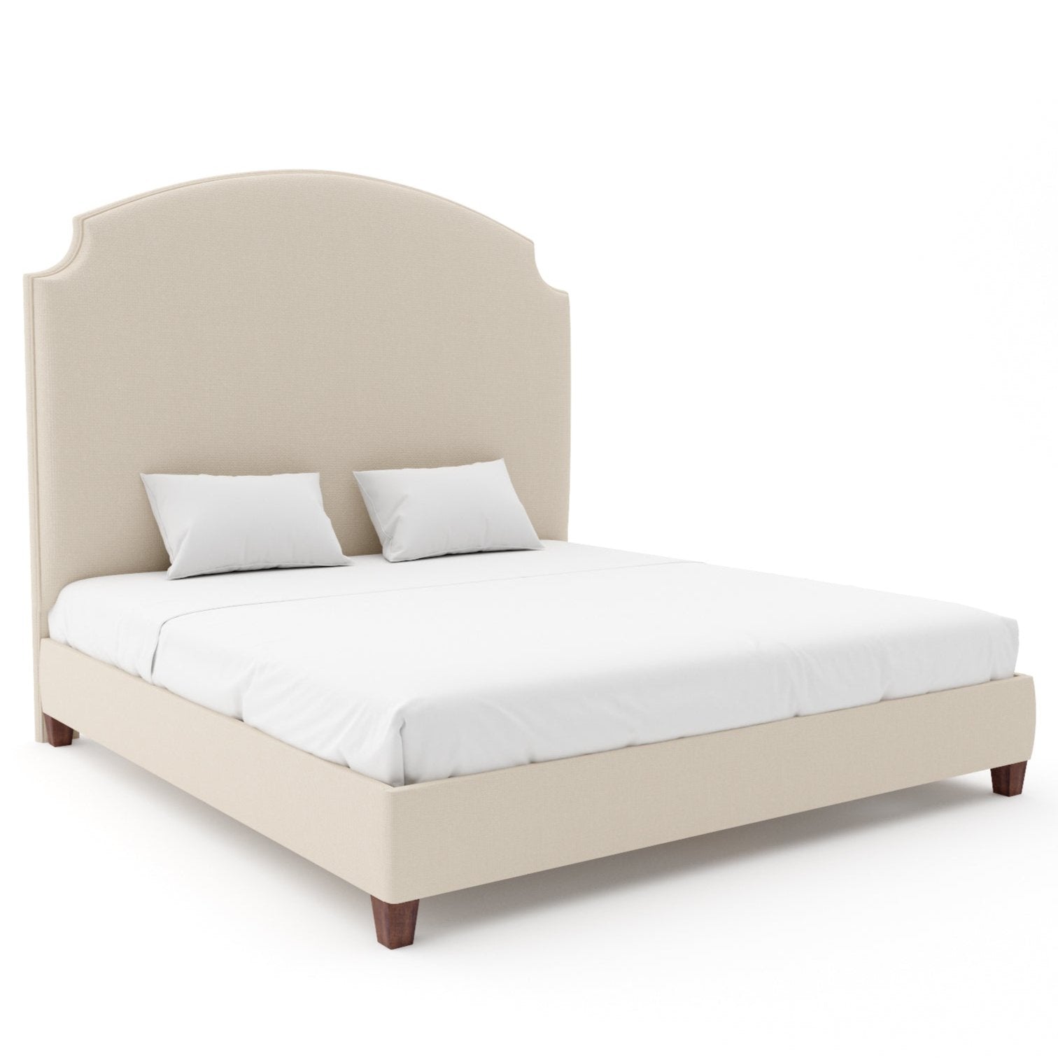 leather upholstered bed